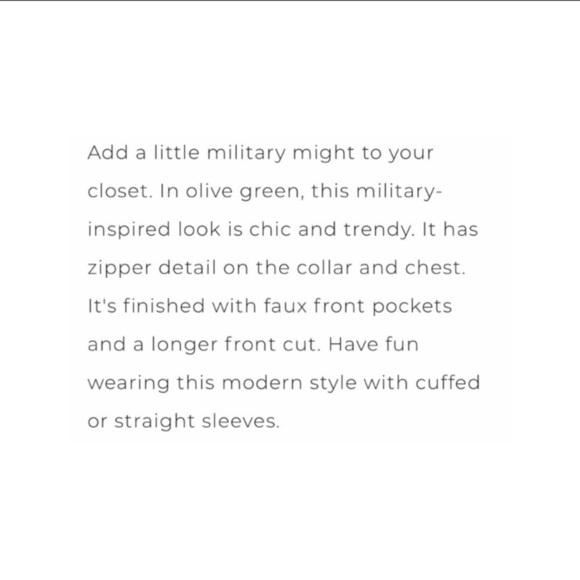 TORRID CROPPED MILITARY JACKET SIZE 0X - Picture 6 of 7